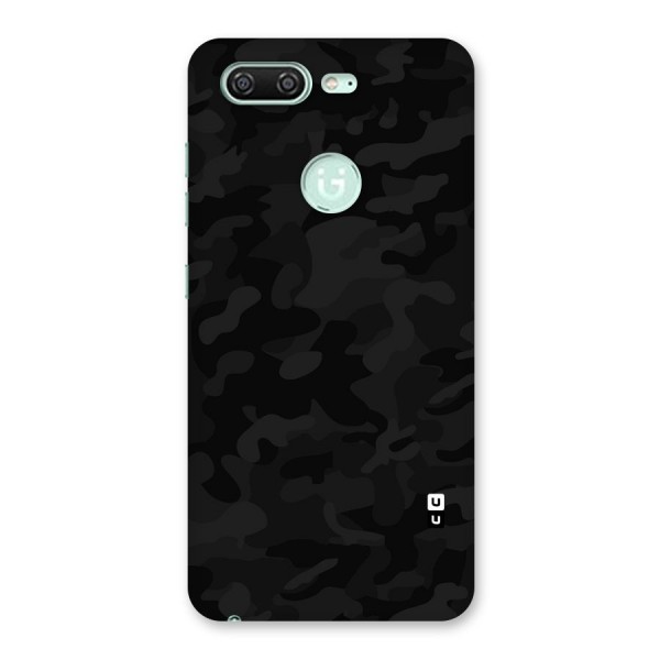 Black Camouflage Back Case for Gionee S10