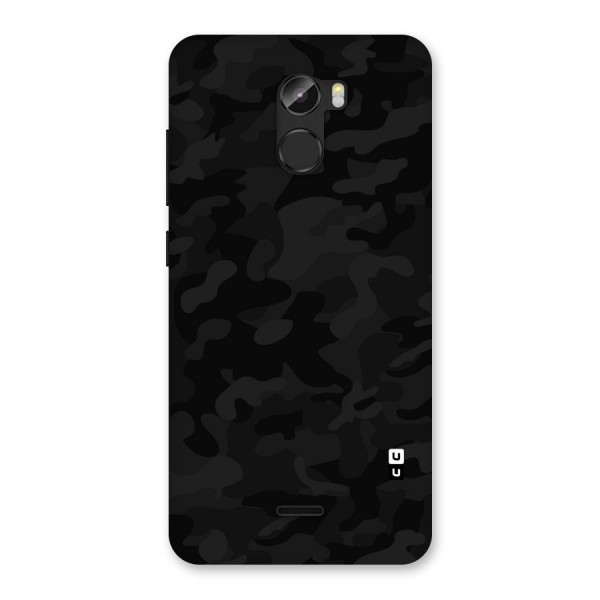 Black Camouflage Back Case for Gionee X1