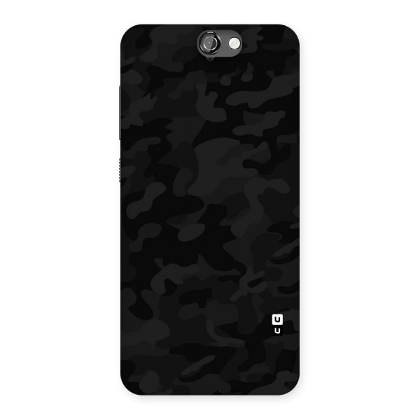 Black Camouflage Back Case for HTC One A9