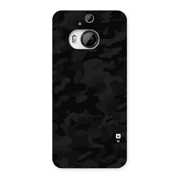 Black Camouflage Back Case for HTC One M9 Plus