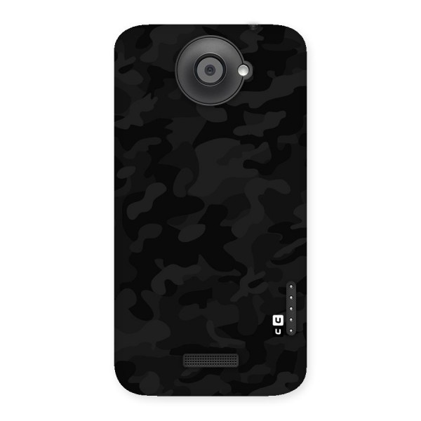Black Camouflage Back Case for HTC One X