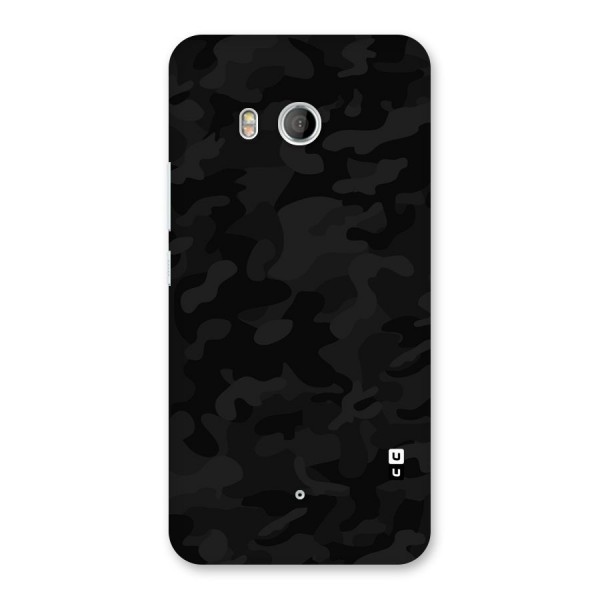Black Camouflage Back Case for HTC U11