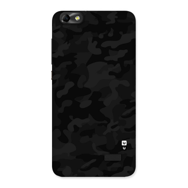 Black Camouflage Back Case for Honor 4C