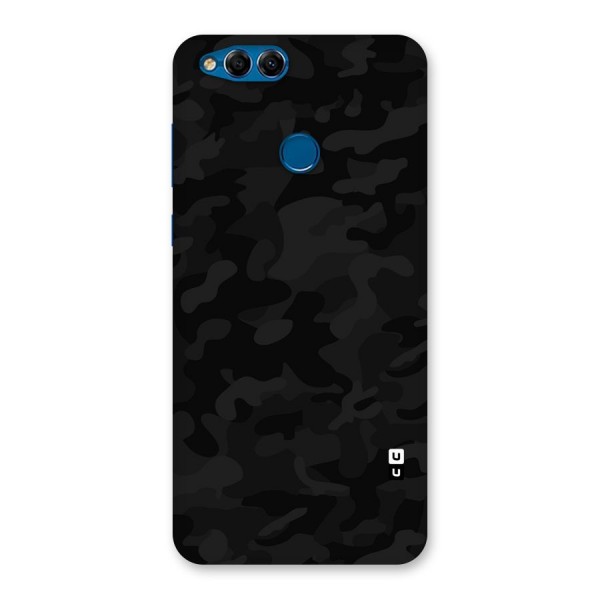 Black Camouflage Back Case for Honor 7X
