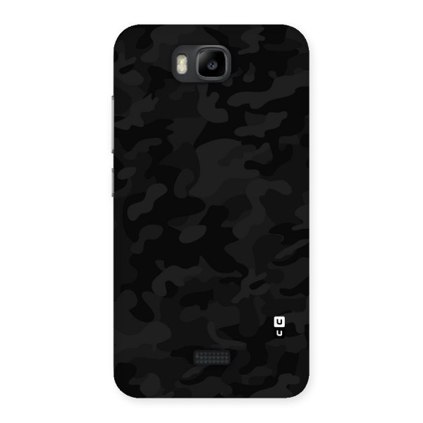 Black Camouflage Back Case for Honor Bee