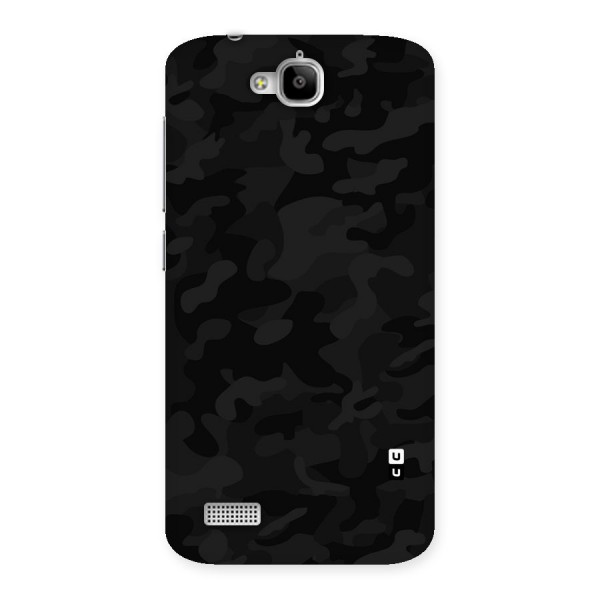 Black Camouflage Back Case for Honor Holly
