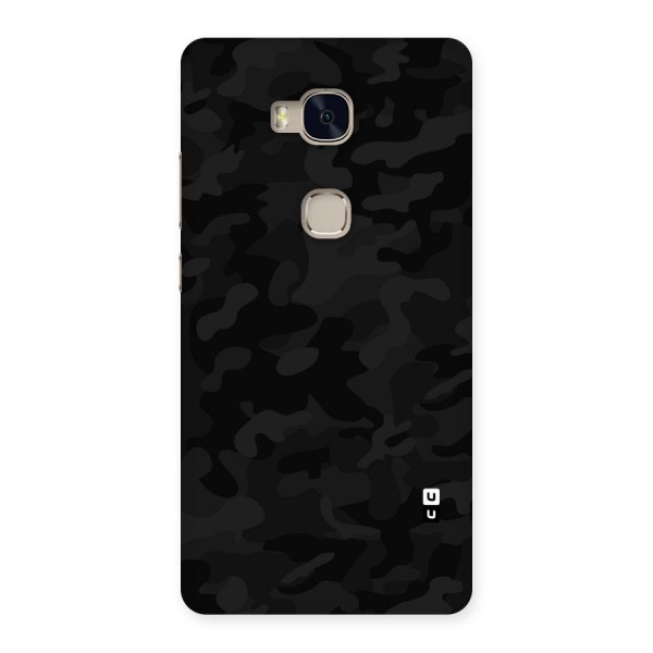 Black Camouflage Back Case for Huawei Honor 5X