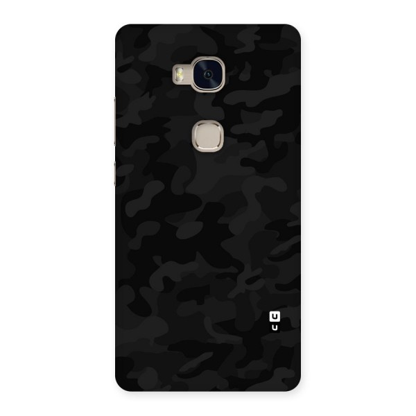 Black Camouflage Back Case for Huawei Honor 5X