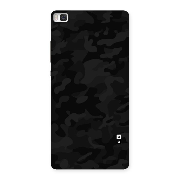 Black Camouflage Back Case for Huawei P8
