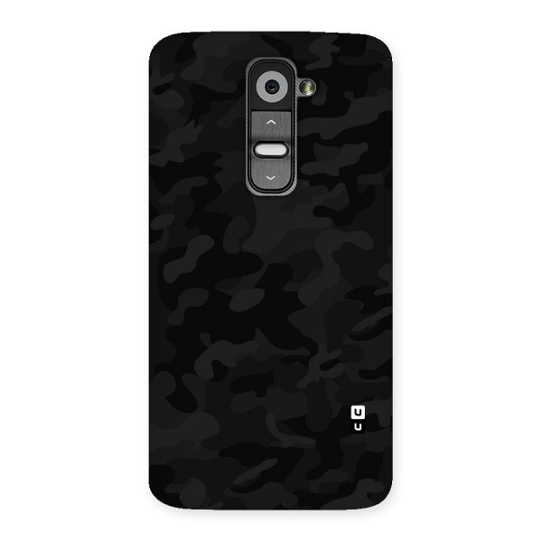 Black Camouflage Back Case for LG G2