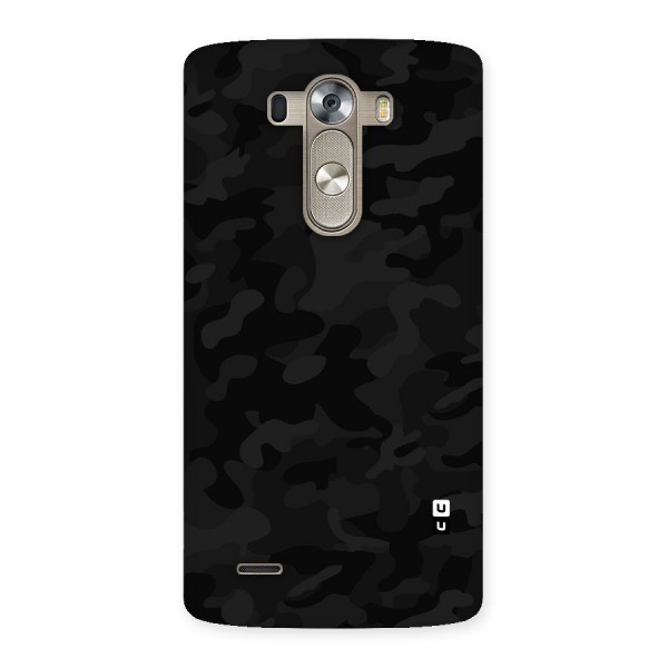Black Camouflage Back Case for LG G3