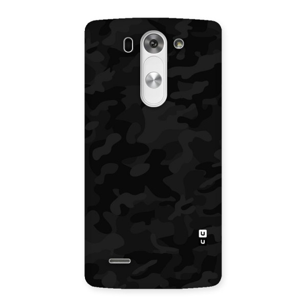 Black Camouflage Back Case for LG G3 Beat