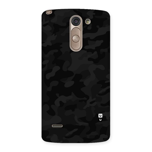 Black Camouflage Back Case for LG G3 Stylus
