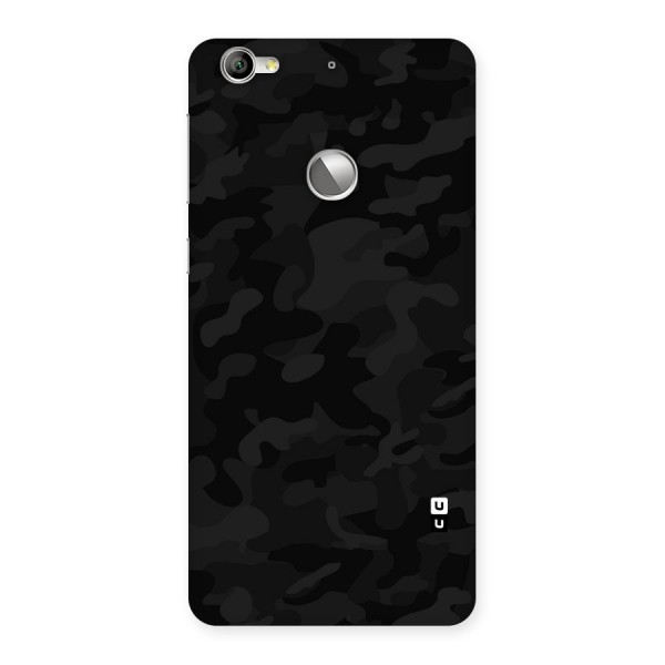 Black Camouflage Back Case for LeTV Le 1s