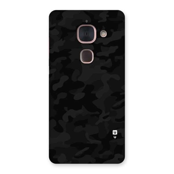 Black Camouflage Back Case for Le Max 2