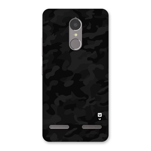 Black Camouflage Back Case for Lenovo K6