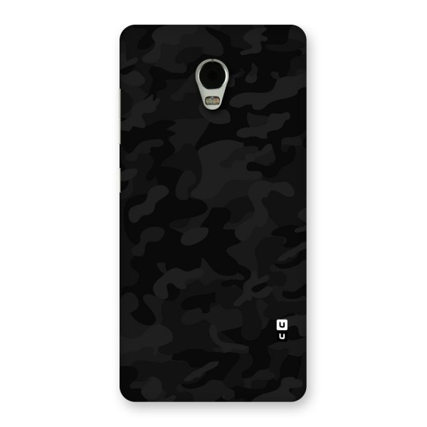 Black Camouflage Back Case for Lenovo Vibe P1