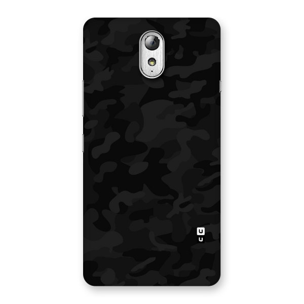 Black Camouflage Back Case for Lenovo Vibe P1M