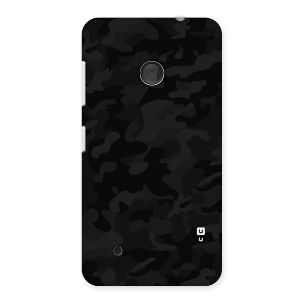 Black Camouflage Back Case for Lumia 530