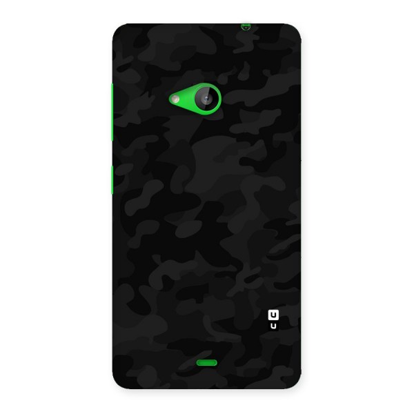 Black Camouflage Back Case for Lumia 535