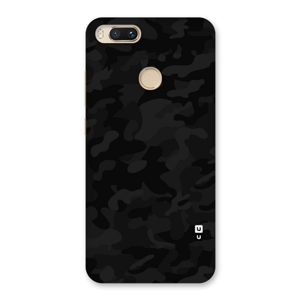 Black Camouflage Back Case for Mi A1
