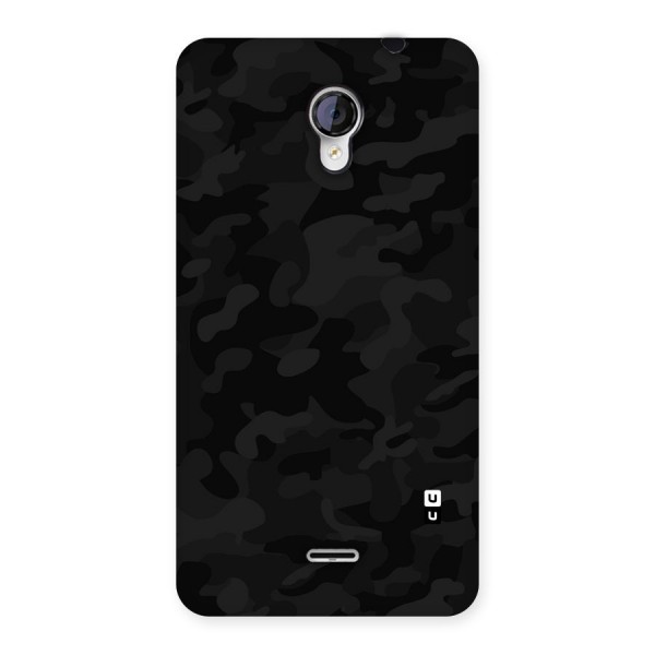 Black Camouflage Back Case for Micromax Unite 2 A106