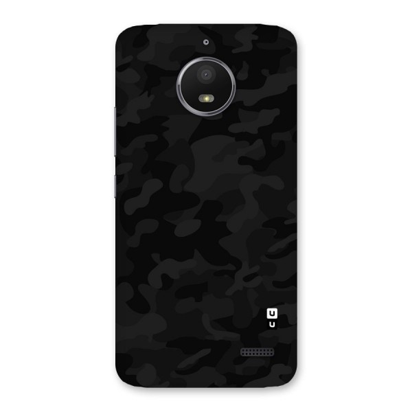 Black Camouflage Back Case for Moto E4