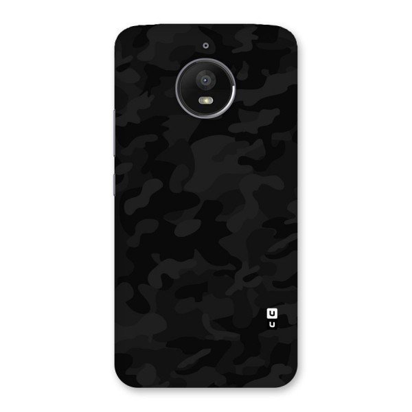Black Camouflage Back Case for Moto E4 Plus