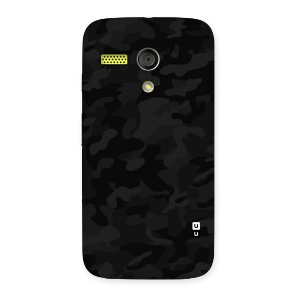 Black Camouflage Back Case for Moto G