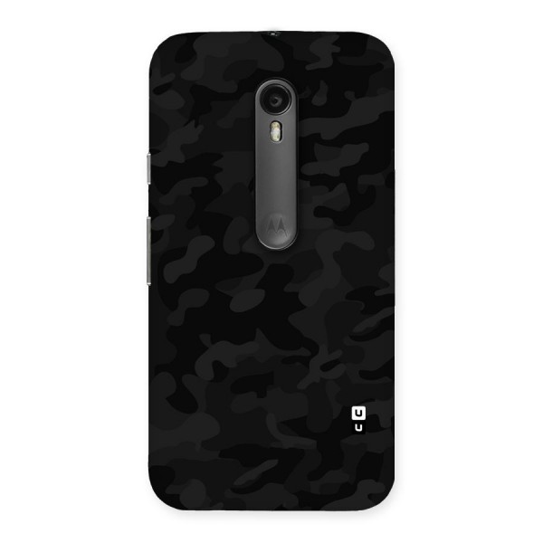 Black Camouflage Back Case for Moto G3