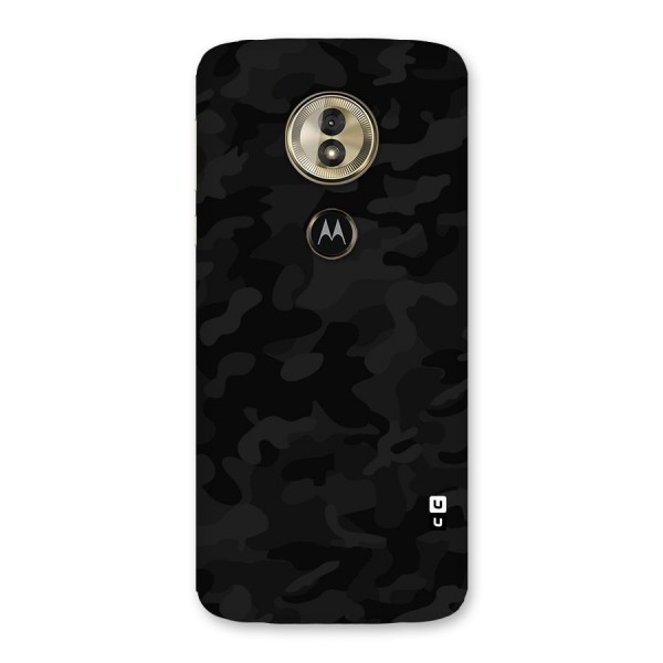 Black Camouflage Back Case for Moto G6 Play