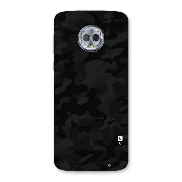 Black Camouflage Back Case for Moto G6 Plus