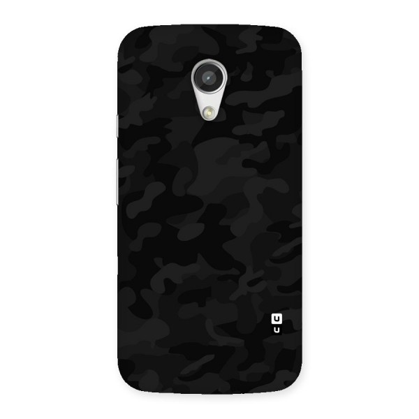 Black Camouflage Back Case for Moto G 2nd Gen
