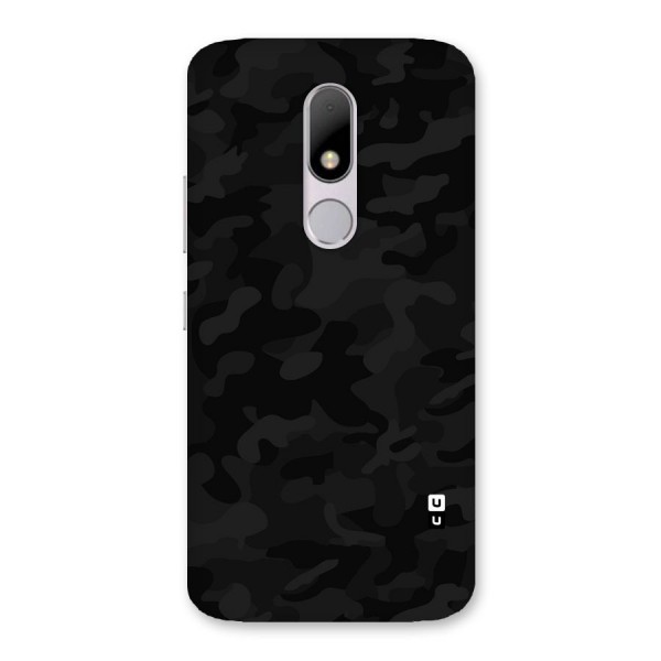 Black Camouflage Back Case for Moto M