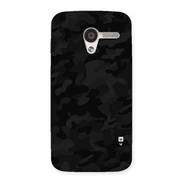 Black Camouflage Back Case for Moto X