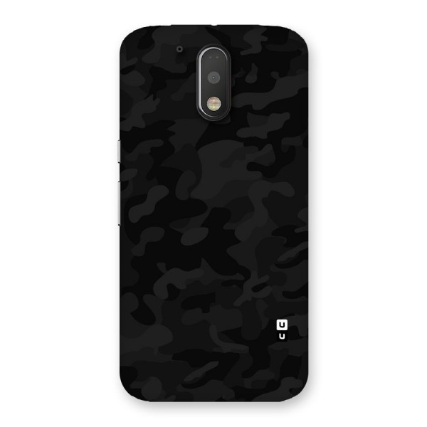 Black Camouflage Back Case for Motorola Moto G4