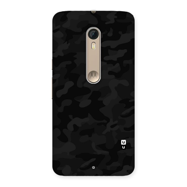 Black Camouflage Back Case for Motorola Moto X Style