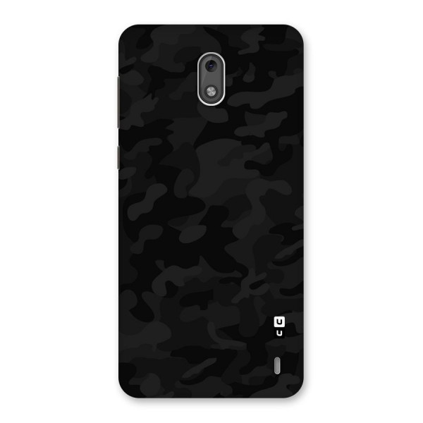 Black Camouflage Back Case for Nokia 2