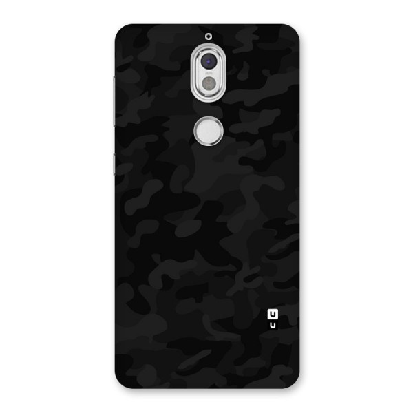 Black Camouflage Back Case for Nokia 7