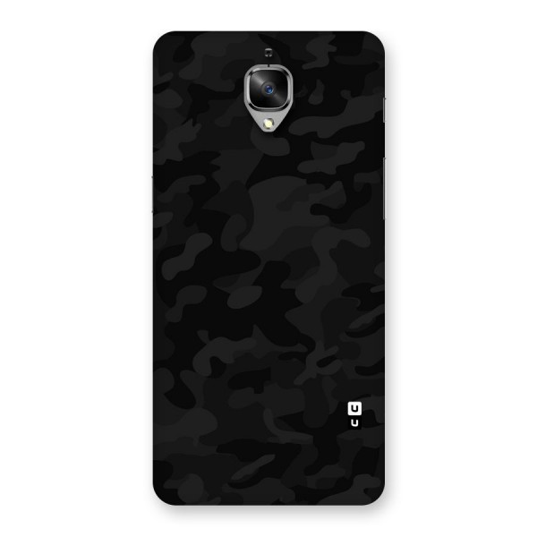 Black Camouflage Back Case for OnePlus 3