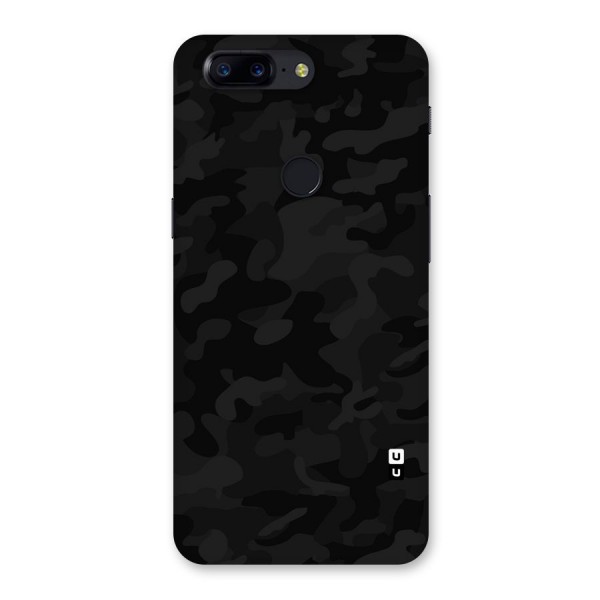 Black Camouflage Back Case for OnePlus 5T