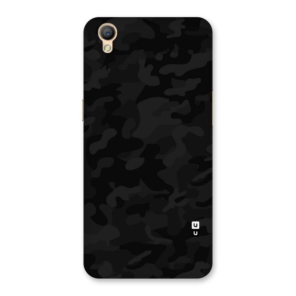 Black Camouflage Back Case for Oppo A37
