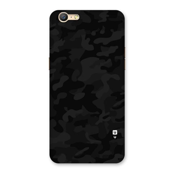 Black Camouflage Back Case for Oppo A39