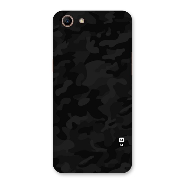 Black Camouflage Back Case for Oppo A83 (2018)