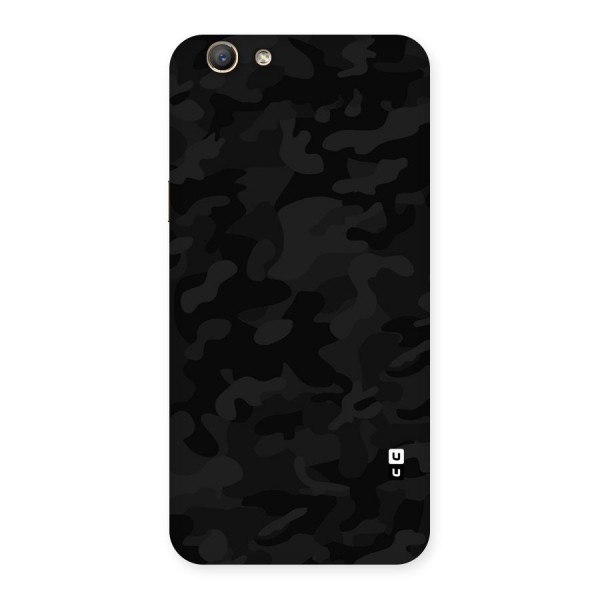 Black Camouflage Back Case for Oppo F1s