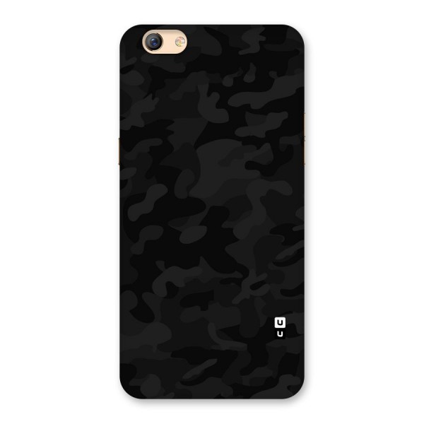 Black Camouflage Back Case for Oppo F3 Plus