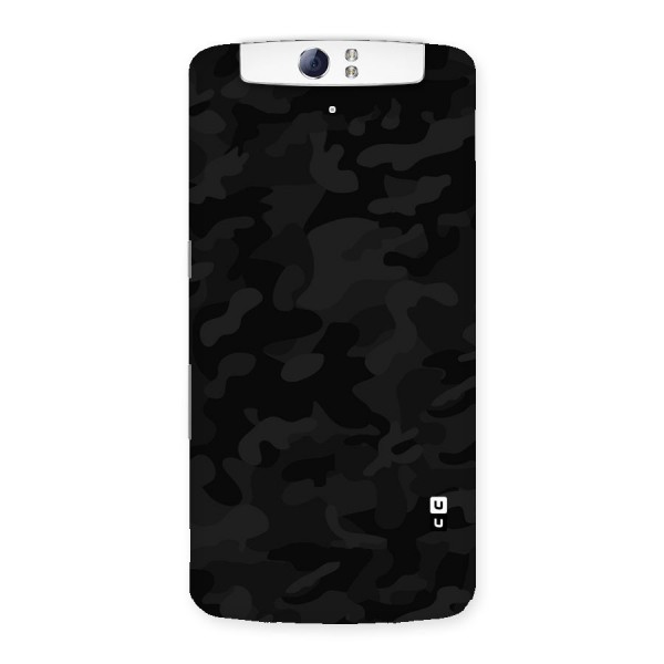 Black Camouflage Back Case for Oppo N1