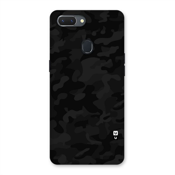 Black Camouflage Back Case for Oppo Realme 2
