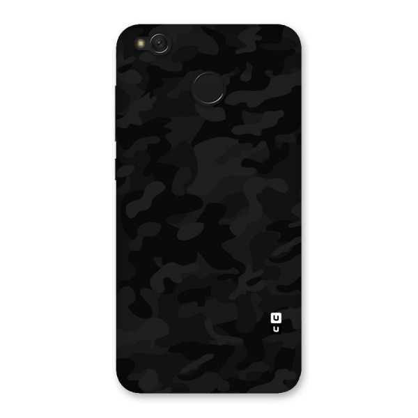 Black Camouflage Back Case for Redmi 4