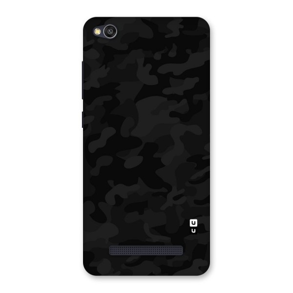 Black Camouflage Back Case for Redmi 4A
